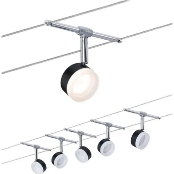 Bodové svítidlo Paulmann 94457 - SADA 5xLED/4W Bodové svítidlo do lankového systému CLEAR 230V