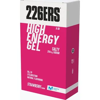 Energetický nápoj Energetický gel 226ERS High Energy 250mg 6 x 76 g salty strawberry