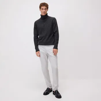 Reserved - Kalhoty chino slim s příměsí viskózy - světle šedá - 7912H-09P - 7912H-09P-S