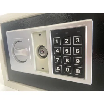 Trezor Domácí kancelářský trezor na elektronický zámek hotelový pokladna 2 klíče v sadě 20ED