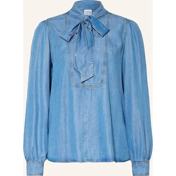 Emily Van Den Bergh Dámská Halenka S Vázačkou V Džínovém...