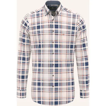 Pánská košile Fynch-Hatton Pánská Flanelová Košile Regular Fit, bílá /...