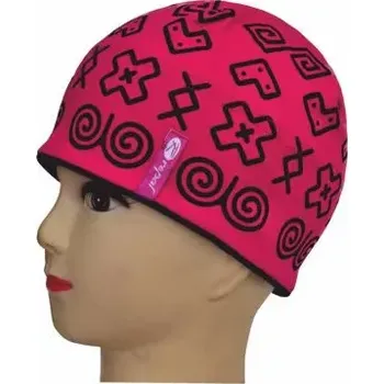 Čepice Čepice Čičmany krátká - 52-54 / malinová