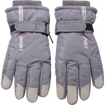 Rukavice Chlapecké lyžařské rukavice RN-011 - 20 / šedá