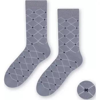 Pánská móda Pánské ponožky Tibor - 45-47 / světle šedá