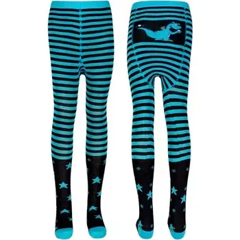 Dámské oblečení Dětské bambusové punčocháče Soptik - 74 / tyrkysová