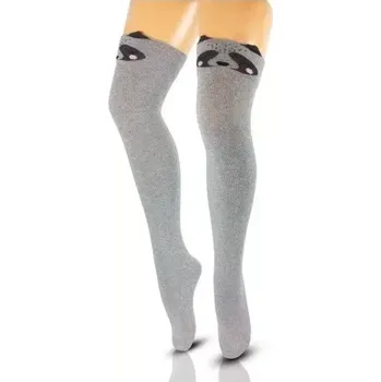 Dámské oblečení Dívčí nadkolenky Mýval - 140-146 / šedá