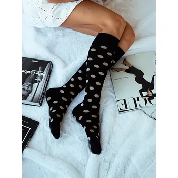 Dámské punčochy Dámské podkolenky Kuličky - 37-41 / černá