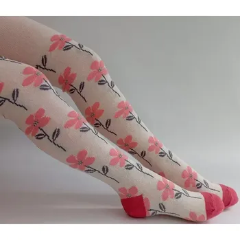 Dámské oblečení Dívčí punčochy Sasanka - 98-104 / smetanová