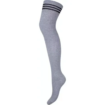 Dámské punčochy Dámské nadkolenky Triada - 37-41 / šedá/černá