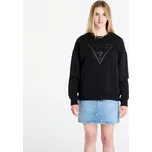 Mikina GUESS Ls Triangle Glitter Sweatshirt Black L