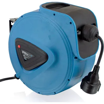 Prodlužovací kabel Prodlužovací kabel na bubnu s automatickým navijákem 10m kabel 230V M17758