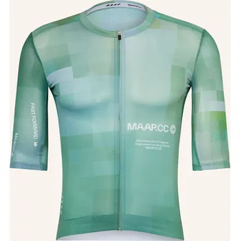 cyklistický dres Maap Pánský Cyklistický Dres Blur Pro Air Jersey 3.0, zelená...