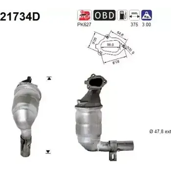 Katalyzátor AS Katalyzátor ASA 21734D