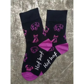 Dámské ponožky Dámské bambusové ponožky Fifinka - 39-41 / černá