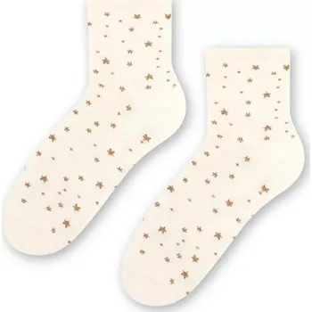 Dámská móda Dámské ponožky Lurex Stars - 38-40 / smetanová