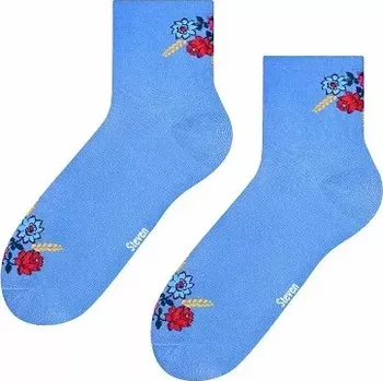 Pánské ponožky Dámské ponožky Krakovské - 35-37 / modrá
