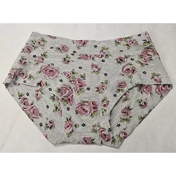 Kalhotky Dámské kalhotky Růže - M / světle šedá