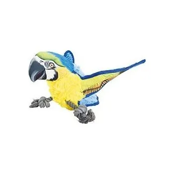 plyšák Hračka pes Ara papoušek na laně 35cm HipHop