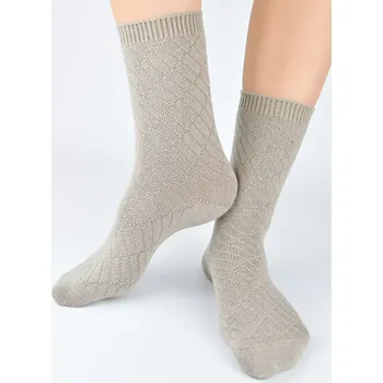 Dámské ponožky Dámské ponožky s vlnou SW028 - 36-41 / béžová