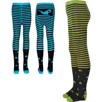 Dámské punčochy Dětské bambusové punčocháče Soptik - 92-98 / zelená