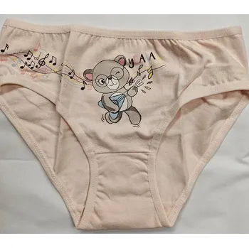 Kalhotky Dívčí kalhotky Muzikant - 110 / světle růžová