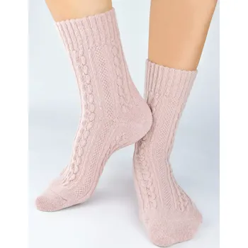 Dámské ponožky Dámské ponožky s vlnou SW015 - 36-41 / pudrově růžová