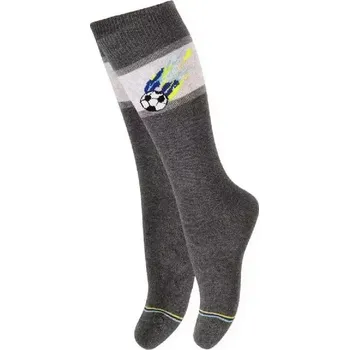 Dámské punčochy Chlapecké podkolenky s míčem - 27-29 / tmavě šedá