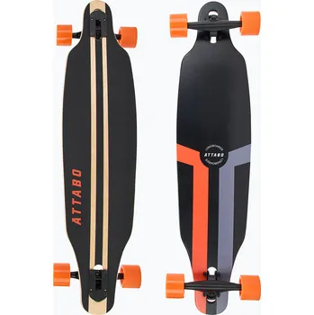 Skateboard longboard ATTABO Flowrider black
