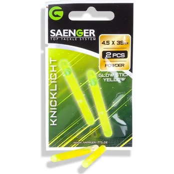 Signalizátor záběru 2ks - Chemické Světlo Saenger 4,5 x 39 mm Žlutá