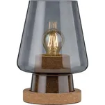 Paulmann 79736 - 1xE27/20W Stolní lampa IBEN 230V kouřová