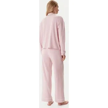 Dámské pyžamo Tommy Hilfiger Pyžamo UW0UW06142 Růžová Relaxed Fit XL