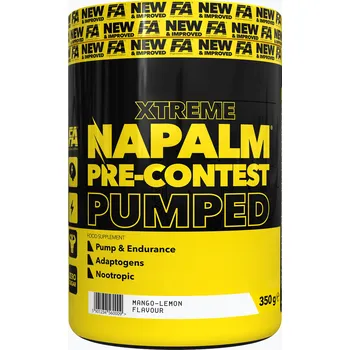 Anabolizér Fitness Authority Napalm Pre-Contest Pumped předtréninkový doplněk 350 g mango/citron