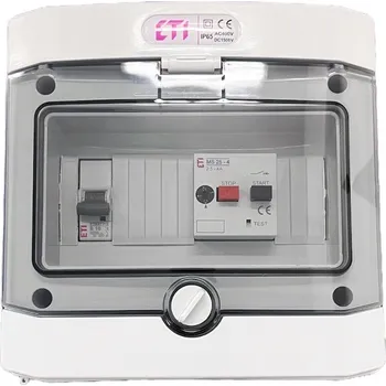 modulární přístroj a rozvaděč 004483610 TPS-ECH-MS2-CEC Rozvaděč pro tlakový nebo plovákový spínač, nástěnná plastová ECH-8G, IP65, vybavený, ETI