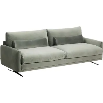 Pohovka Kave Home Zelená sametová pohovka Veliro 240 cm