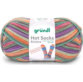 Příze Příze Gründl Hot Socks Riviera 4-fach 04