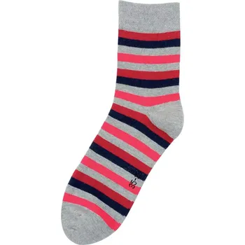 Dětské ponožky Proužky tenké - 27-30 / červená