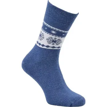 Dámské ponožky Dámské froté ponožky Anette - 35-38 / jeansová