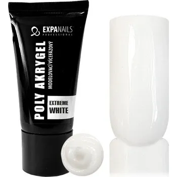 Expa Nails Poly Akrygel v tubě Extreme White 30g