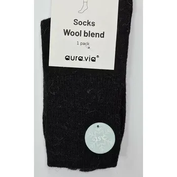 Dámské ponožky Dámské vlněné ponožky Zora - 38-41 / černá