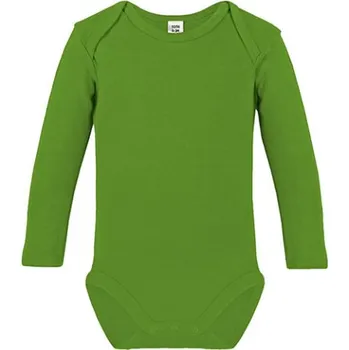 Kojenecký body Link Kids Wear Dětské body s dlouhým rukávem X941 Lime Green 62-68
