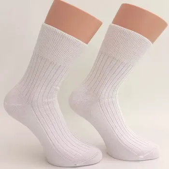 Dámské oblečení Dospělé zdravotní ponožky Rons - 37-38 / bílá