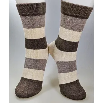 Dámské ponožky Dámské vlněné ponožky Bella - 35-38 / béžová (02)