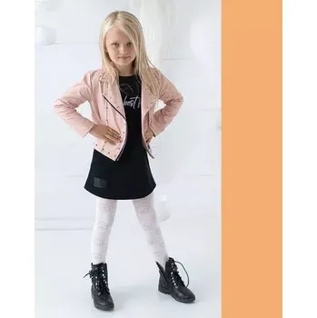 Dámské punčochy Dívčí punčocháče Minki 60 DEN - 122-128 / pudrově růžová