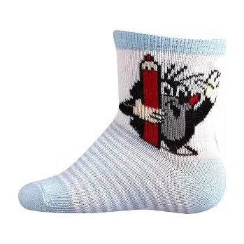 Dámské punčochy Kojenecké ponožky Krteček - 14-16 / světle modrá