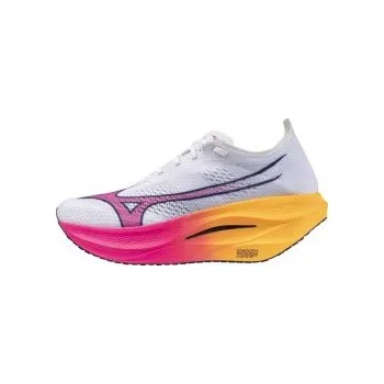 Dámská sportovní obuv Mizuno WAVE REBELLION PRO 3(U) - White/Pink Tetra/Tang Orange Velikost: 37.0