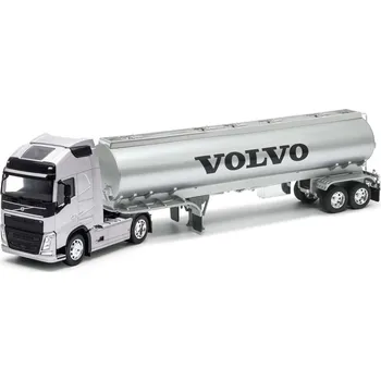 Hračka Welly VOLVO FH OIL TANKER 1:32 stříbrné