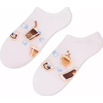 Pánské ponožky Pánské ponožky Ledová káva - 41-43 / bílá