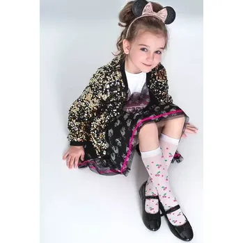 Dámské punčochy Dívčí podkolenky Cherry pie 20 den - bílá