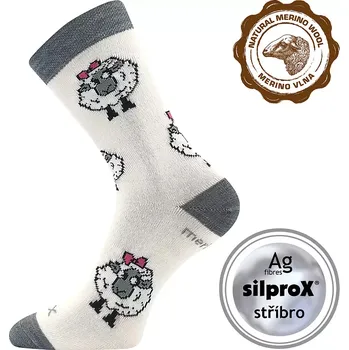 Dětské ponožky Vlněnka - 20-24 / bílá